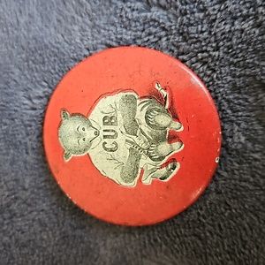 1920's Chicago Cubs World Series Pin " Shoe Shine"